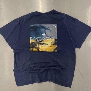 Vintage Hawaii surfwear tee with sick back graphic